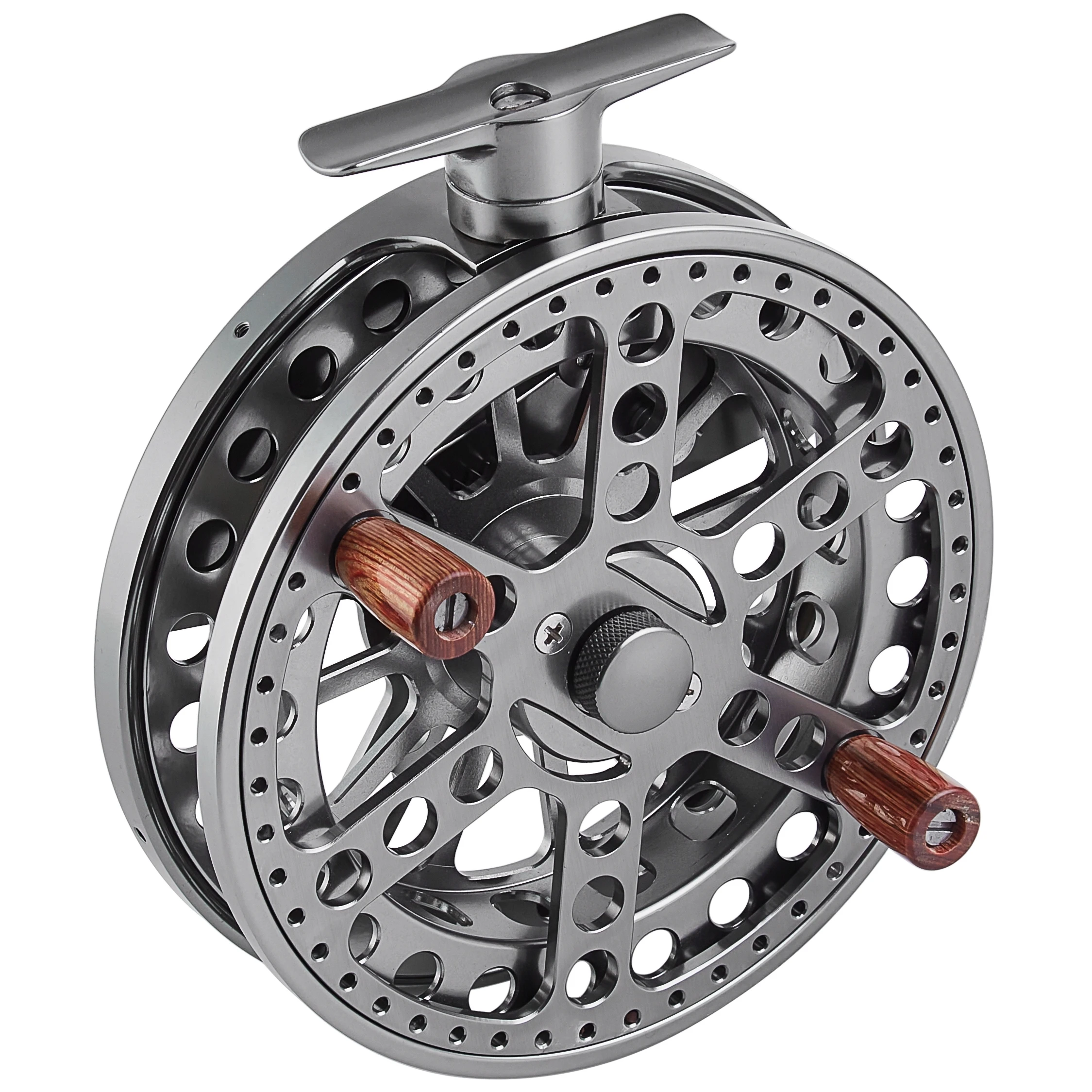 120mm 4 3/4 inch Centerpin Reel Float Reel Direction Changeable for Coarse Trotting Barbel Steelhead Salmon Float Fishing