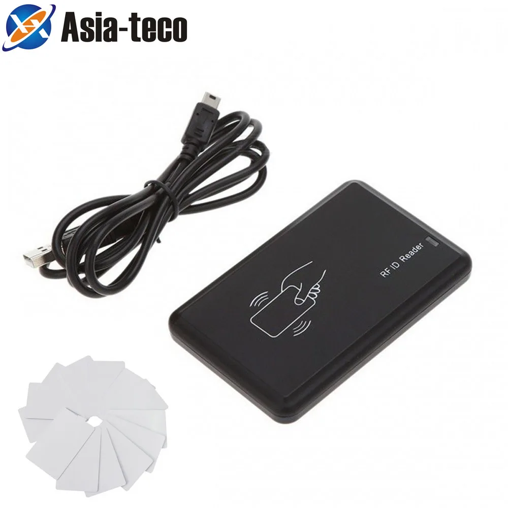 

USB Port 125Khz RFID Reader EM4100 TK4100 USB Proximity Sensor Smart Card Reader no driver for Access Control