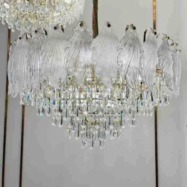 French chandelier, light luxury crystal lamp, living room, creative personality, art lamp, master bedroom chandelier