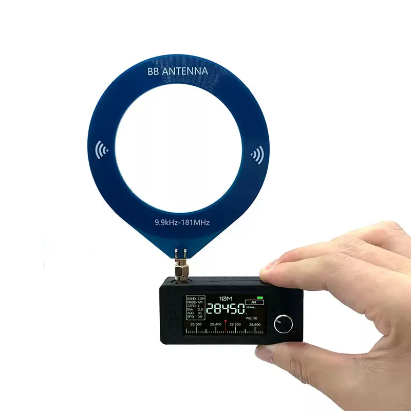 

NEW Pocket-sized 0.5-108MHz SI4732 Radio RF Receiver Loop Antenna with 1.9-inch IPS Color Screen Support LSB USB AM FM Modes