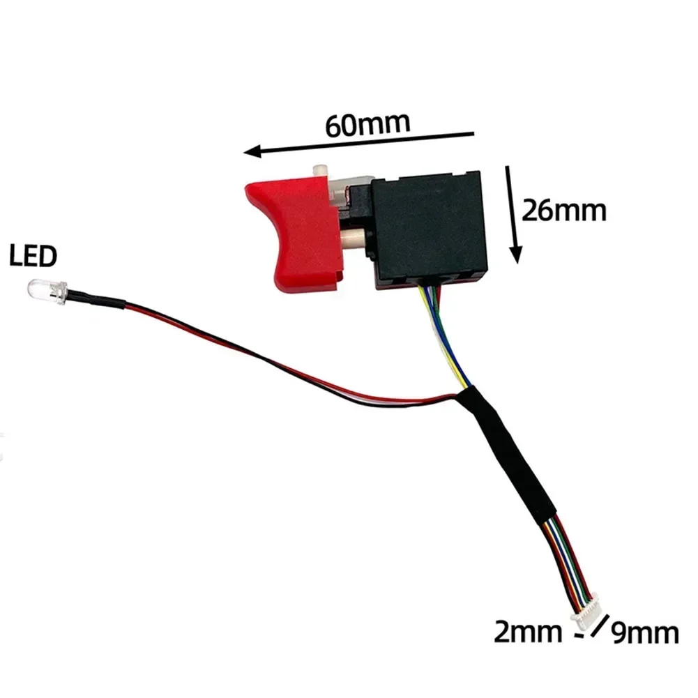 Motor Control Board Switch For Dayi 21V Brushless Electric Dril Sensorless Assembly Replacement Motor Control Board Switch