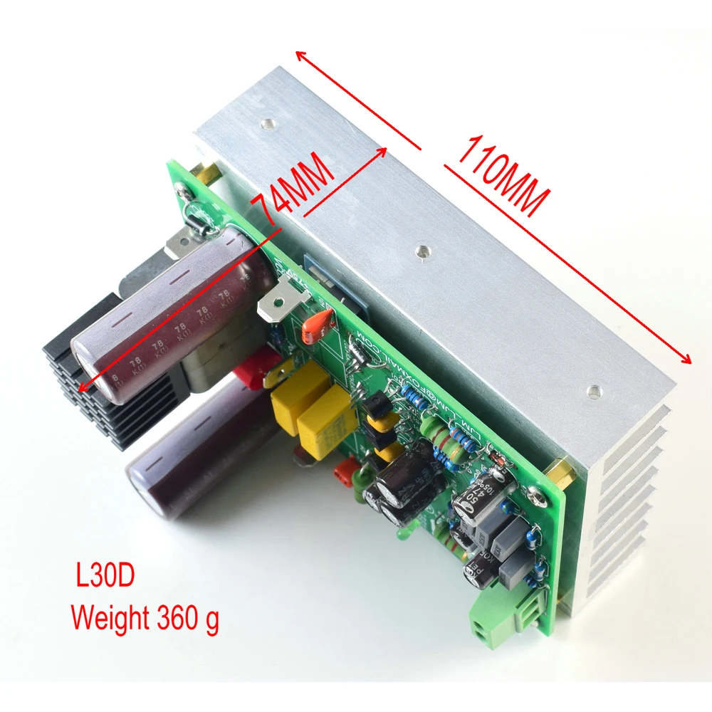 L30D/300-850W مضخم رقمي لوحة نهائية/أحادية IRS2092 IRFB4227 IRAUDAMP9