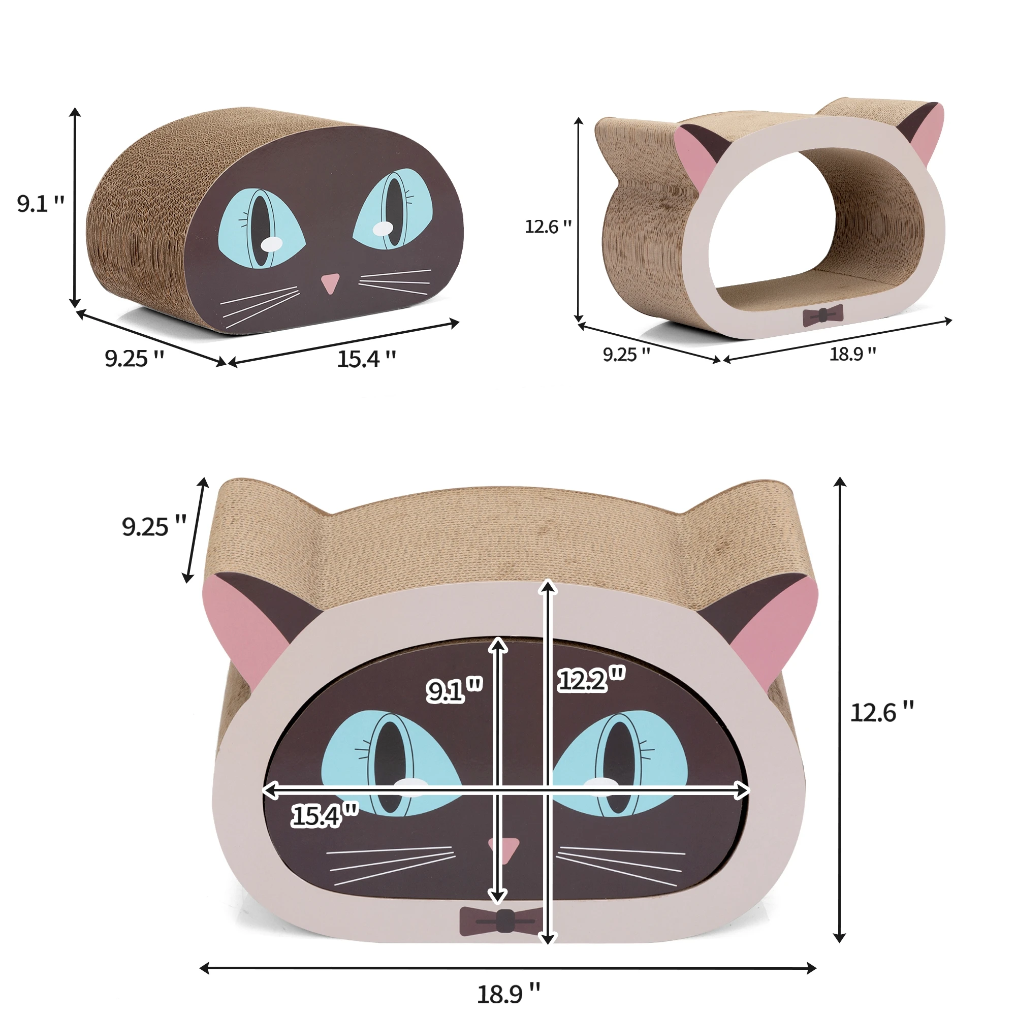 Cat Scratch Board com Parte Média Removível