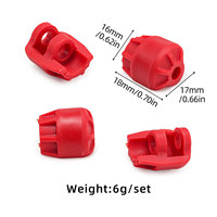 4PCS Universal Plastic Shock Absorber Cap for Arrma 1/7 Felony Limitless Infraction Fireteam Mojave 1/8 Typhon
