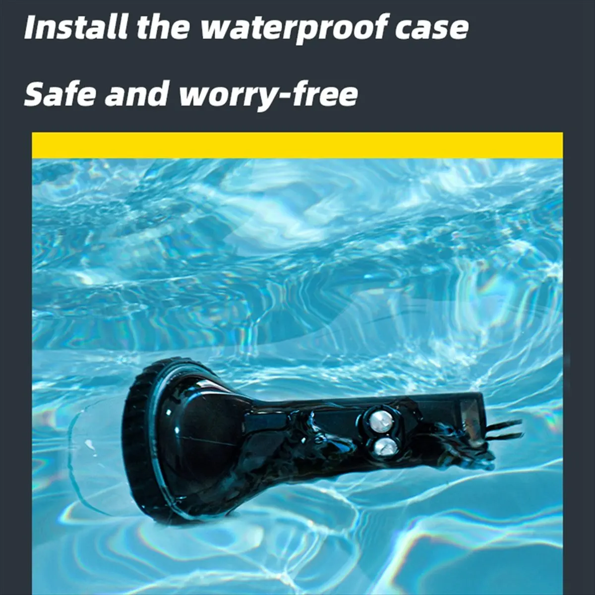 

Водонепроницаемый чехол HFES для подводного плавания для стабилизатора DJI Osmo Pocket 2, аксессуар с плавучим стержнем