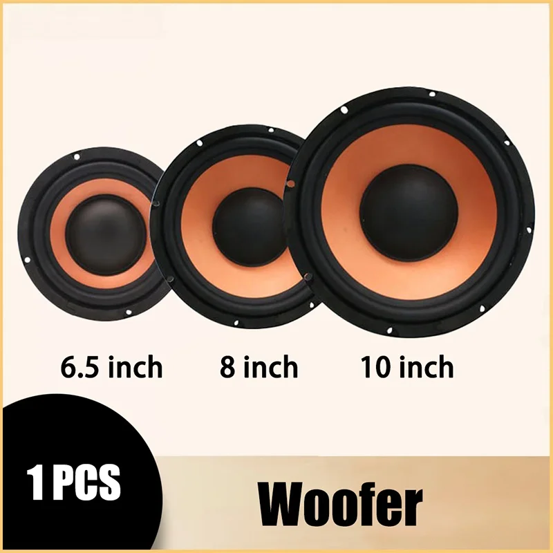 1PCS 6.5/8/10 Inch Car Subwoofer High Power 35 Core 100 Magnetic Car Speakers Music Stereo Subwoofer Car Woofer Modification