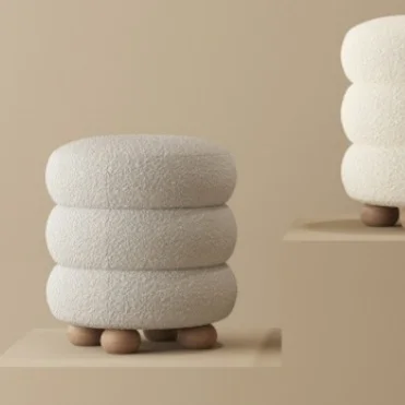 مقعد مسند للقدمين متعدد الوظائف من الخشب الصلب مقعد عثماني صغير مربع لغرفة المعيشة وغرفة النوم وطاولة الزينة لتغيير الأحذية