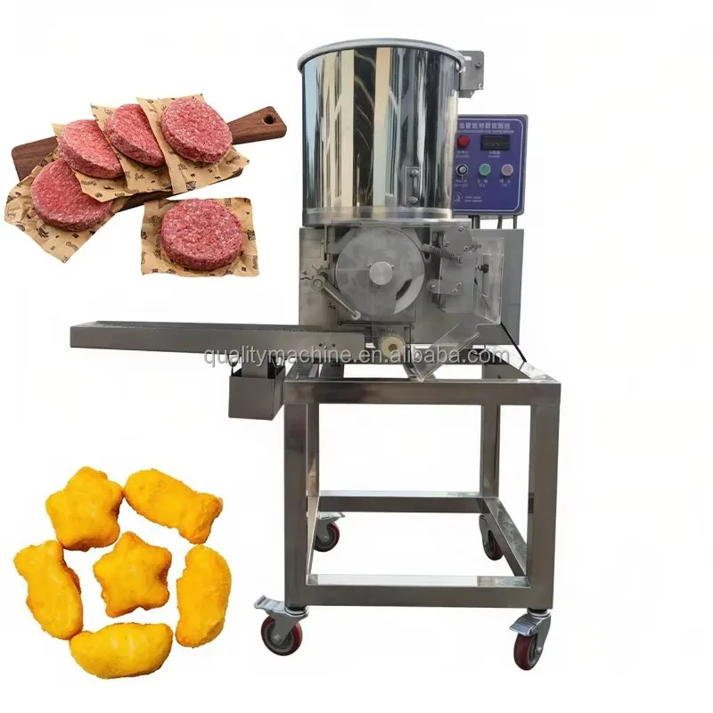 Automatic Hamburger Patty Forming Making Machine Chicken Nugget Patty Forming Making Machine