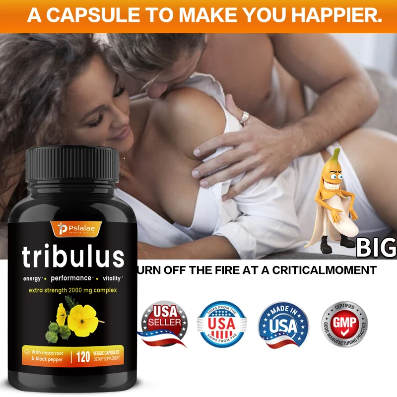 Tribulus Terrestris Extract - Boost Energy,Endurance,Muscle,Support Immune System, Relieve Stress,Workout Supplement