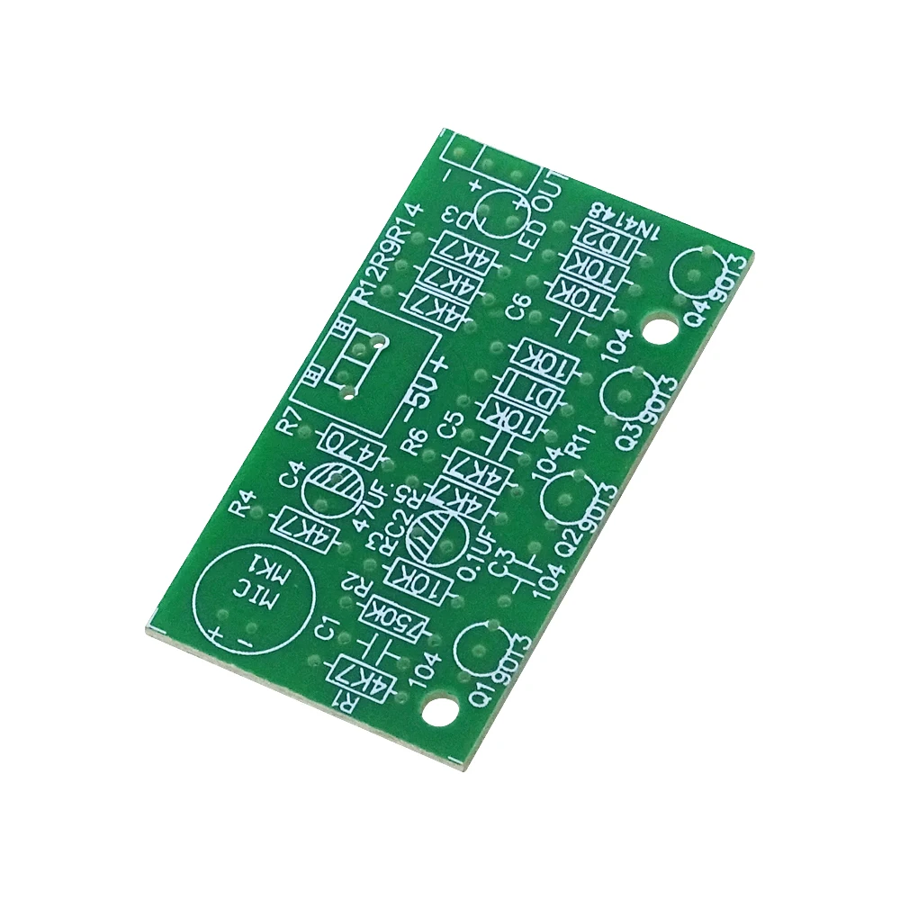 لتقوم بها بنفسك Kis التصفيق وحدة تبديل التحكم الصوتية التصفيق صوت الصوت المنشط LED التبديل جناح الدائرة الإلكترونية PCB لاردوينو #6