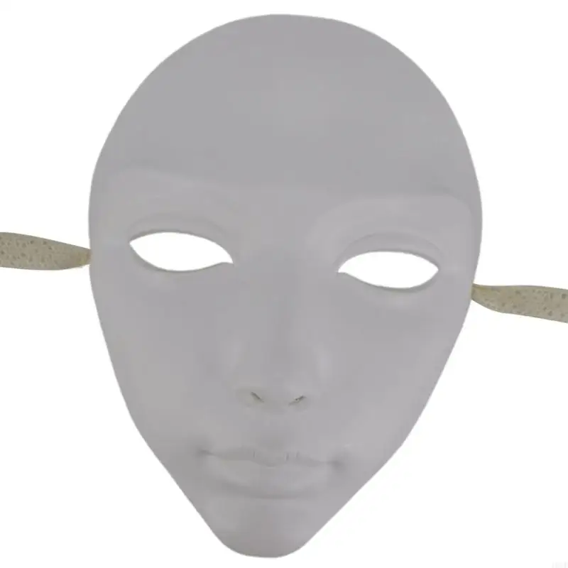Delicate Plastic Face Cover Halloween Essential Breathable Mysterious Party Gear