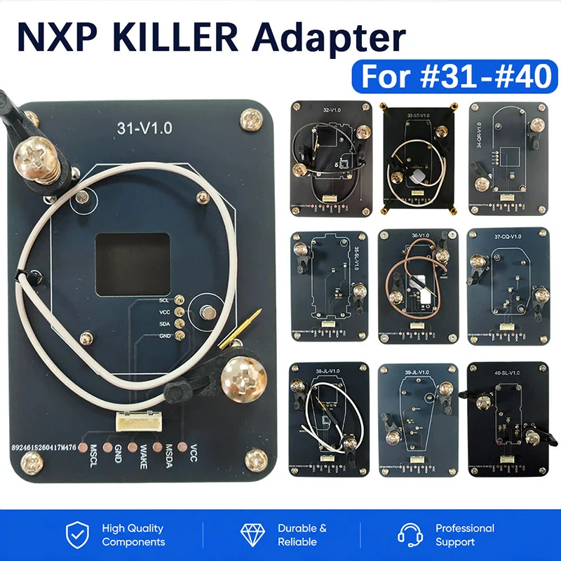CNP259 Compatible #31-#40 NXP KILLER Device  Solider Free Adapter Board  For Mitsubishi Automotive NCF Key Programming Base