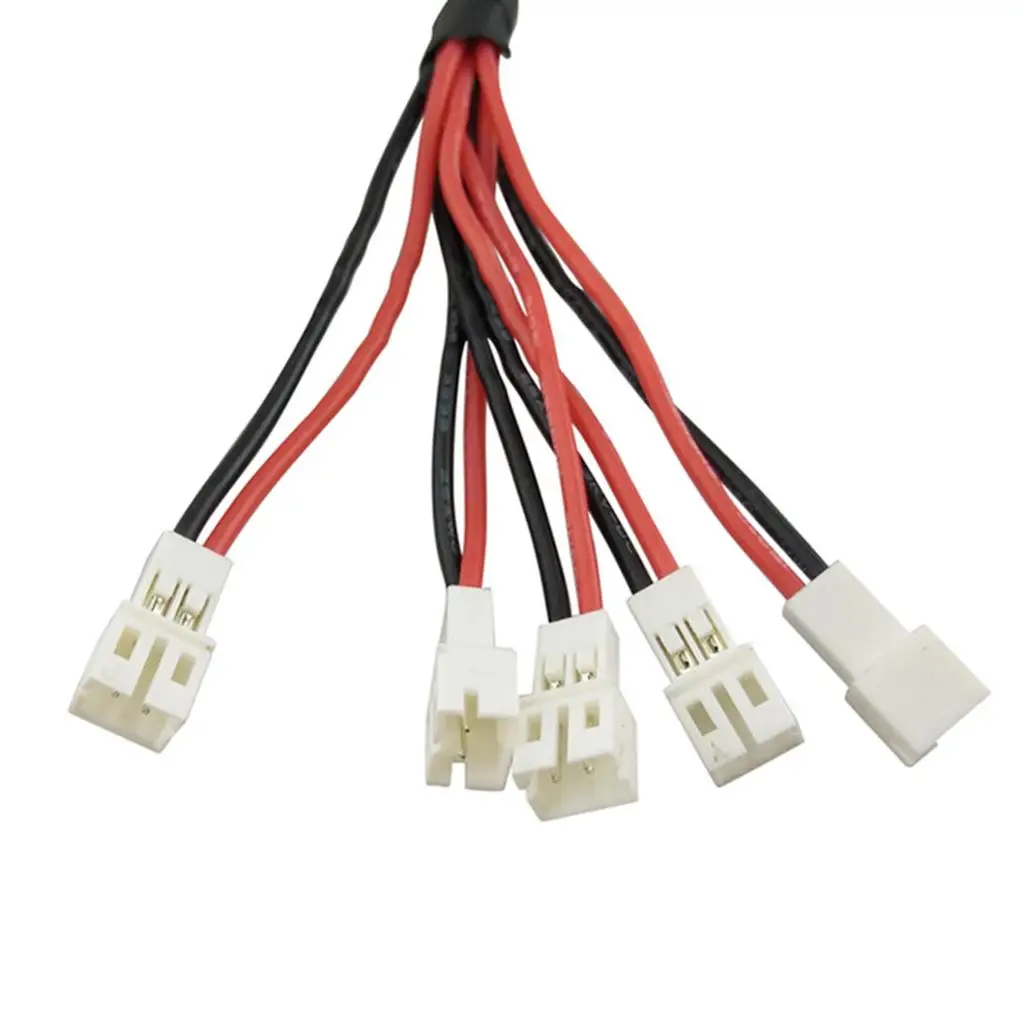 Cable de carga de batería li-po 5 en 2 y línea de carga USB 2,0 para Dron RC