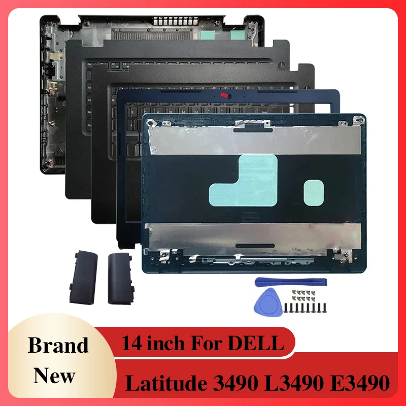 

Чехол для ноутбука DELL Latitude 3490 L3490 E3490 P89G, задняя крышка ЖК-дисплея для ноутбука/передняя панель/крышка на петлях/подставка для рук/нижние аксессуары