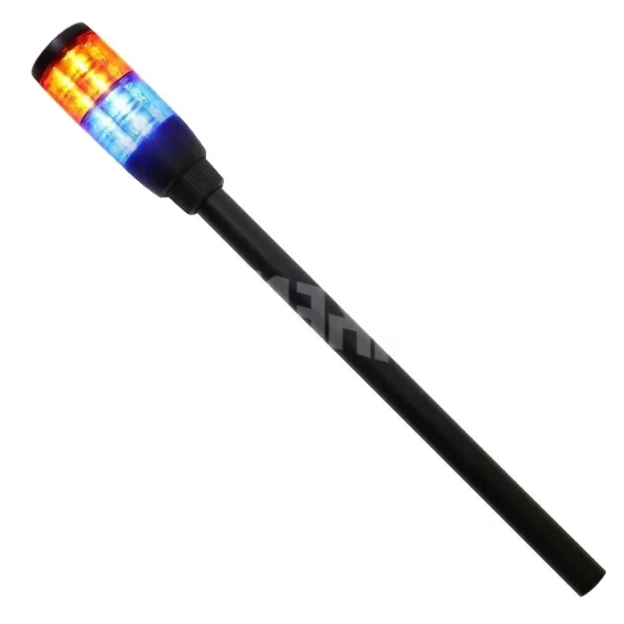 SENKEN Red Blue amber white Led Tail Rear Warning Flashing Motorcycle pole lamp