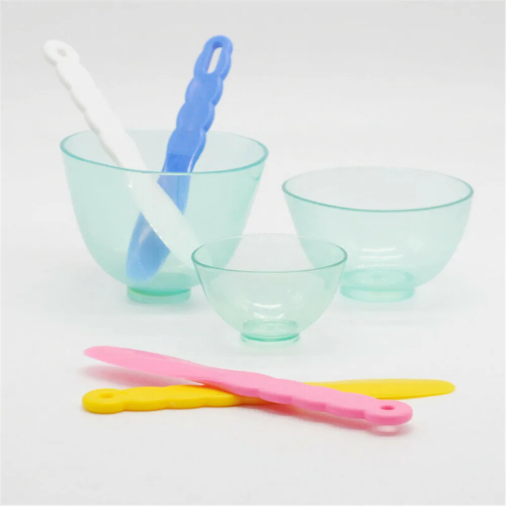 

1Pc Dental Disposable Plastic Mixing Knife Spatula or 1 Set Rubber Bowls - for Alginate Acrylic Plaster Cement Mixing