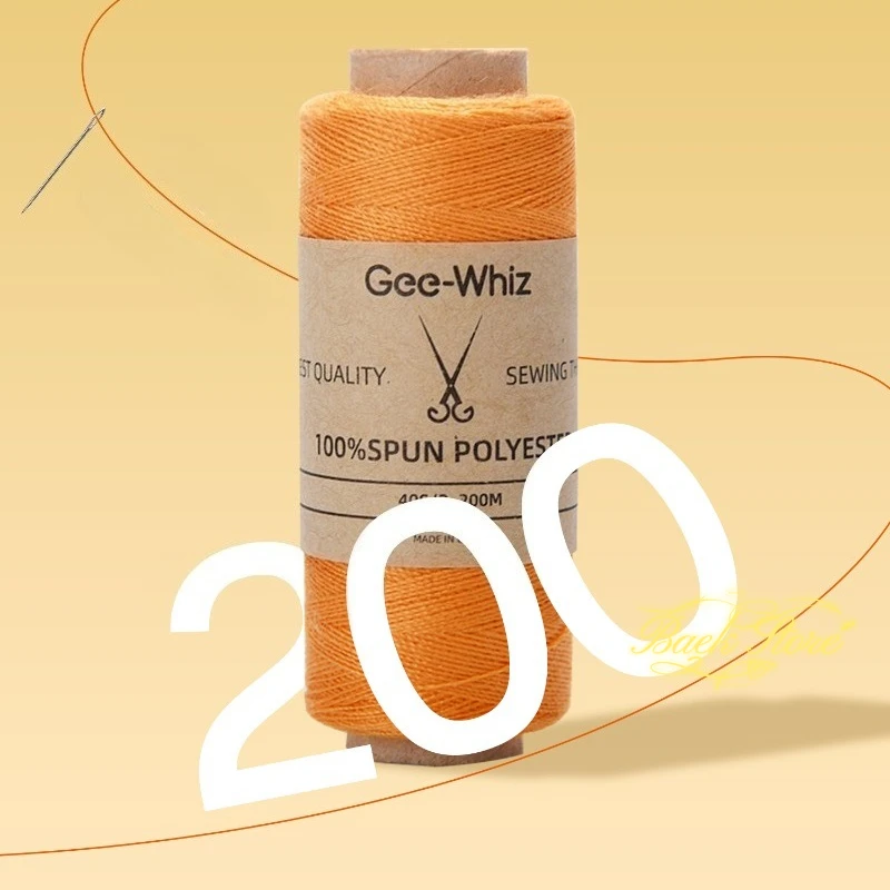 24/36pcs 200m Per Roll Household Sewing Thread Cowhide Carton Color Hand-Sewn Small Roll 402 Clothes