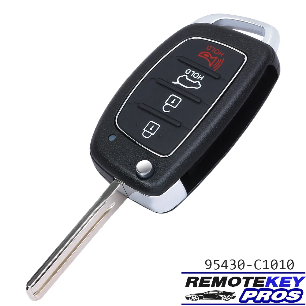 

DIYKEY 95430-C1010 , TQ8-RKE-4F16 Flip Remote Key 3 Button Fob for Hyundai Sonata 2015 2016 2017 433MHz ID46 Chip