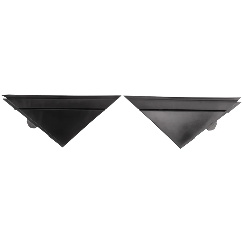 Car Left & Right Door Mirror Flag Cover Molding Triangle Cover For FIAT 500 12-19 1SJ85KX7AA 1SD00KX7AA