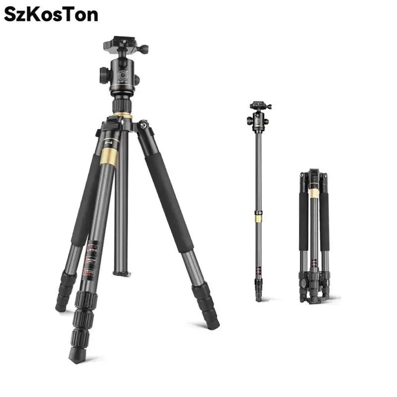 

1.6M Carbon Fibre Tripod Camera Tripods Stand for Cameras Cell Phones Projectors Webcams for Canon Nikon Sony Camera Photography