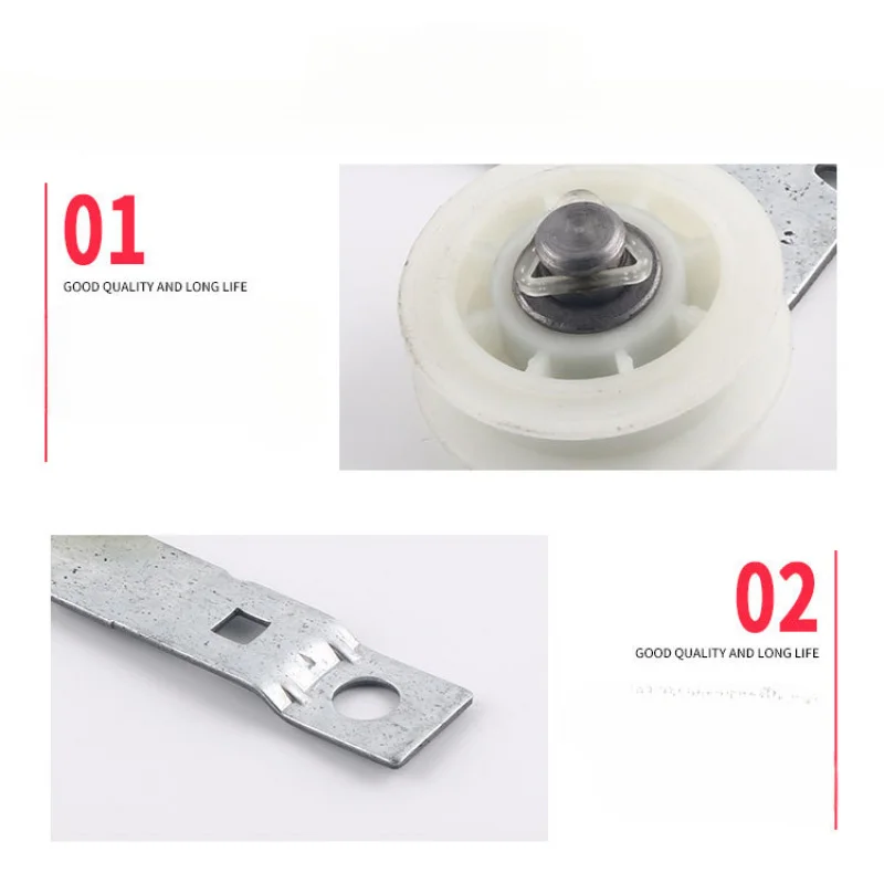 For Special nylon pulley bracket for drying machine base, household accessory PA6 cold-rolled plate wheel