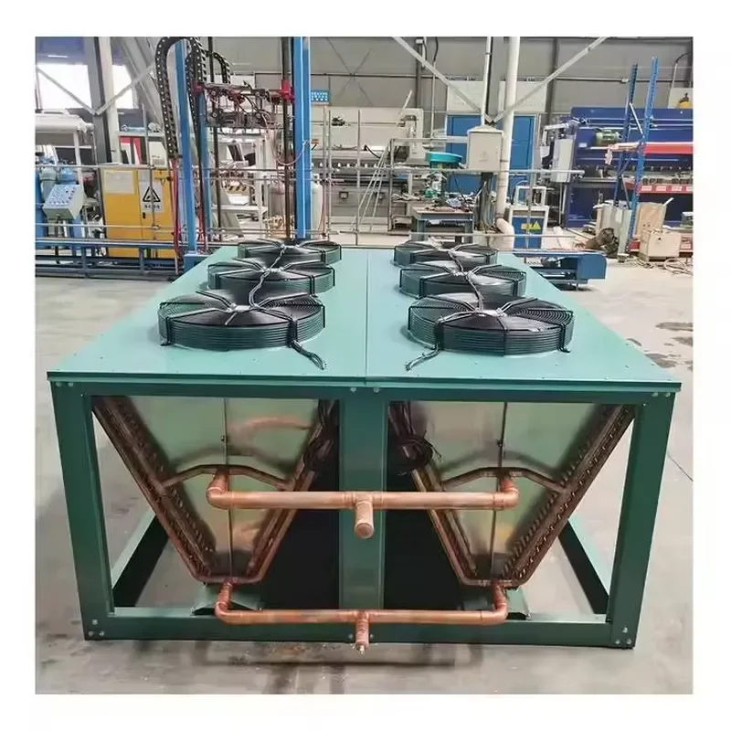Air Cooled Condenser Side Blowing Coil Condensator V Type Condenser FNV4-80 380V 220V