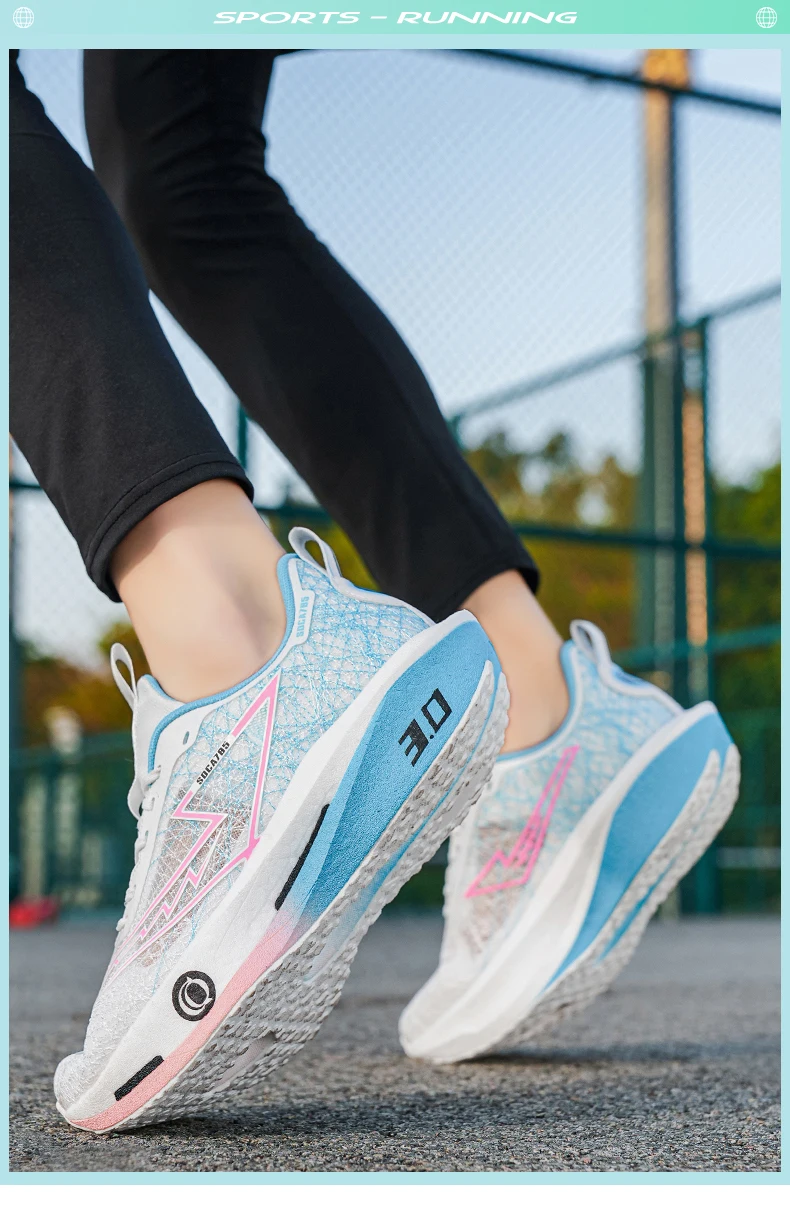 Herren-Laufschuhe mit Carbonplatte für Marathon, Spezial-Sportschuhe, Atmungsaktiv, Leichtgewichtig, Bequeme Damen-Sneaker für Athleten – Detail 16