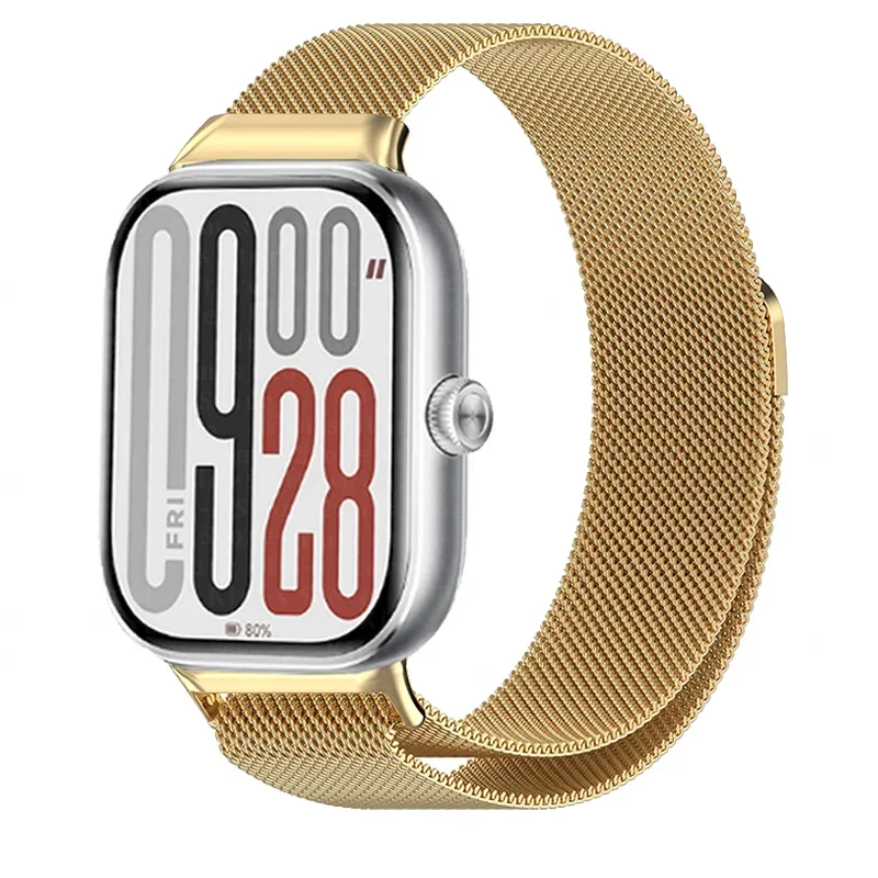 

Magnetic Stainless Steel Strap for Xiaomi Mi Band 9 8 Pro Milanese Loop Wristband Bracelet for Redmi Watch 5 4 Replacement Metal
