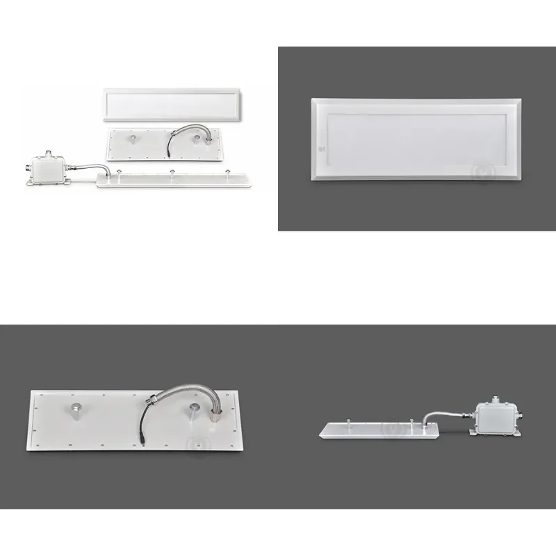 LED Explosion Proof Flat Light IP66 25W 40W 60W Indoor Lighting with 8mm Tempered Glass for Zone 1 and Zone 2 Hazardous Areas