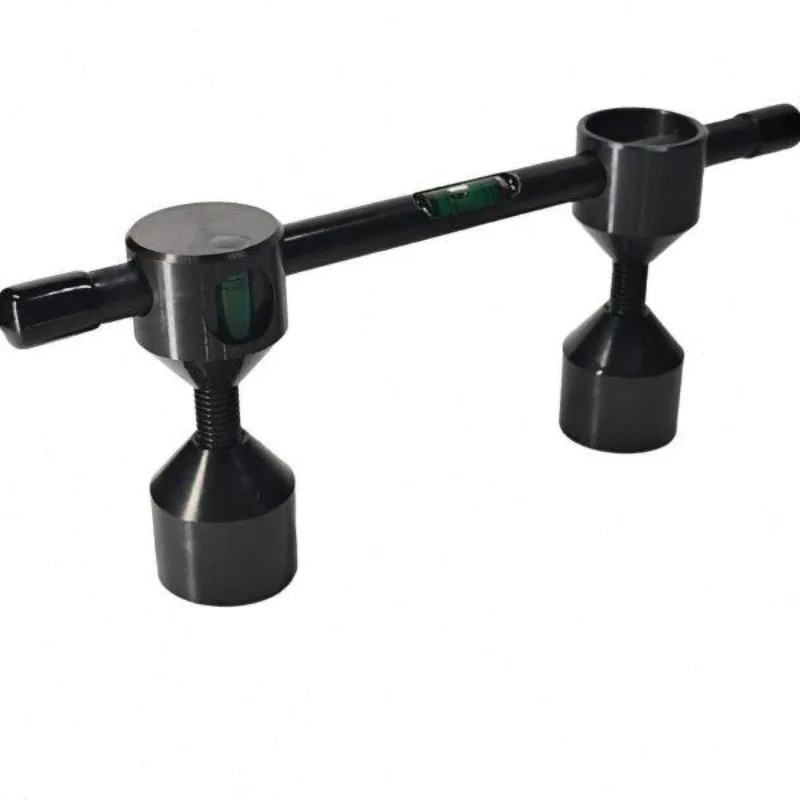 Metal horizontal water bubble quasi-bubble round metal bubble with base mounting hole flange level precision