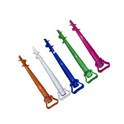 Sombrilla de playa ajustable, soporte elástico para poste de pesca, jardín, Patio