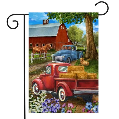 Briarwood Lane Country Lane Spring Garden Flag HHJ LLG