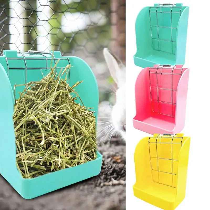 

Hay Feeder For Rabbits Food Feeding Rack Bunny Hay Holder Hay Rack Grass Holder Hay Feeder For Rabbits Pet Self-Feed Dispenser