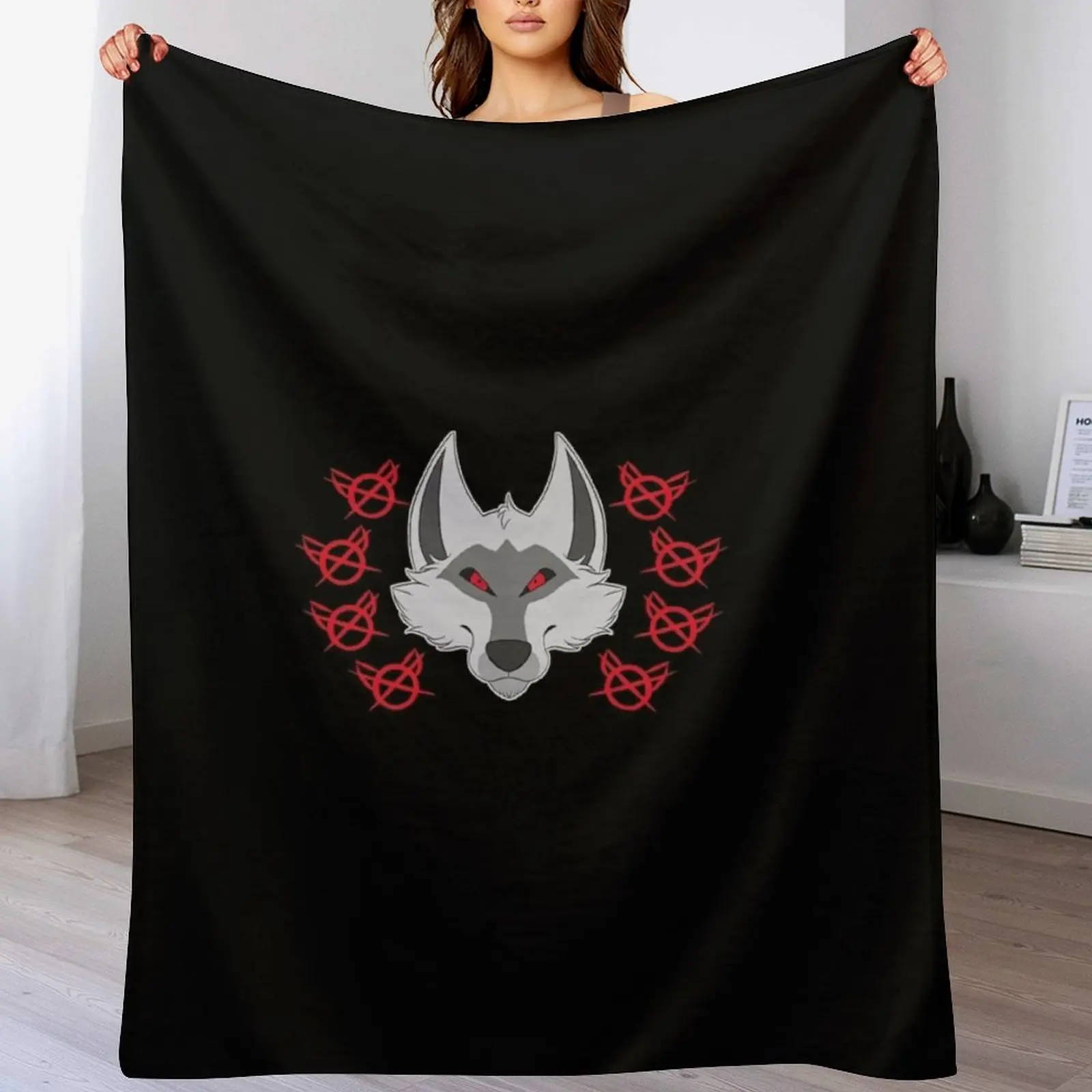 

Death Wolf Head Throw Blanket for sofa Quilt Summer Luxury Blankets