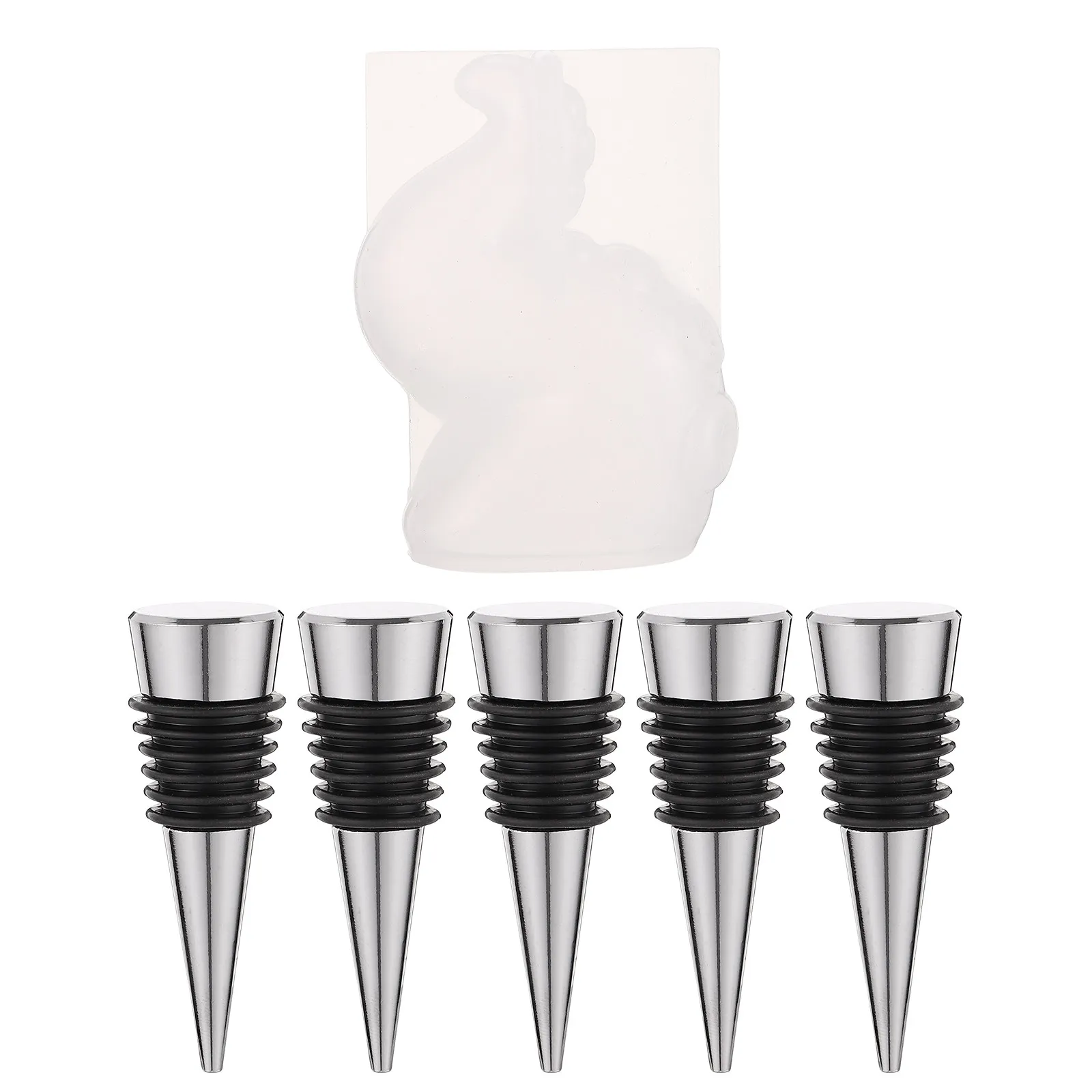 

Набор силиконовых форм для щупалец осьминога, для самостоятельного изготовления пробок для бутылок, креативных украшений, поделок, рукоделия, для работы с эпоксидной смолой