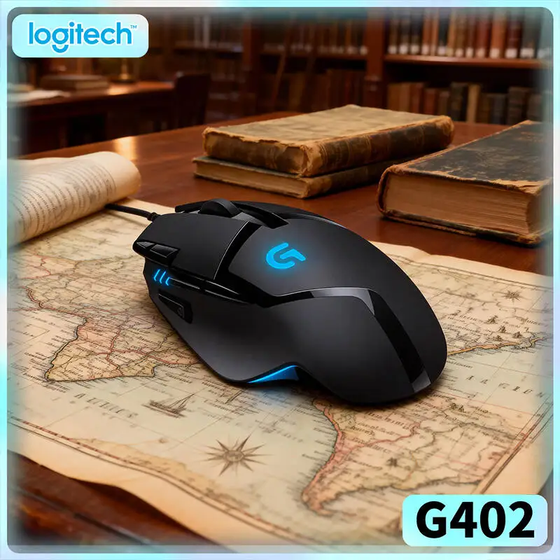 

Профессиональная игровая мышь Logitech G402 с технологией Fusion Engine, 8 кнопками, 4 режимами DPI, частотой опроса 500 IPS, откликом 1 мс и противоскользящим дизайном