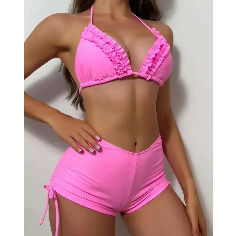 Nowy seksowny strój kąpielowy 2025 Strój kąpielowy damski Push Up Strój kąpielowy damski Bikini plażowe Strój kąpielowy Brazylijski zestaw bikini Kąpiący się w basenie