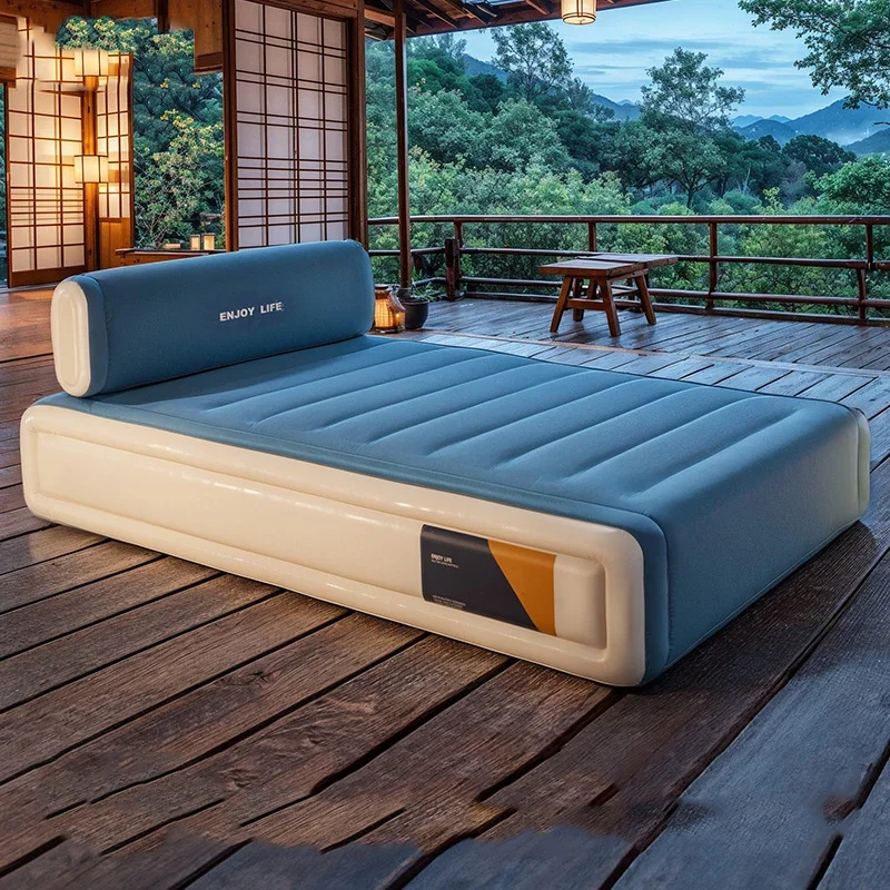 Patio Modern Bed Comfortabel Japans Goedkoop Tatami Design Luxe Vloer Opblaasbare Zitting Zacht Letto Matrimoniale Tuinmeubilair