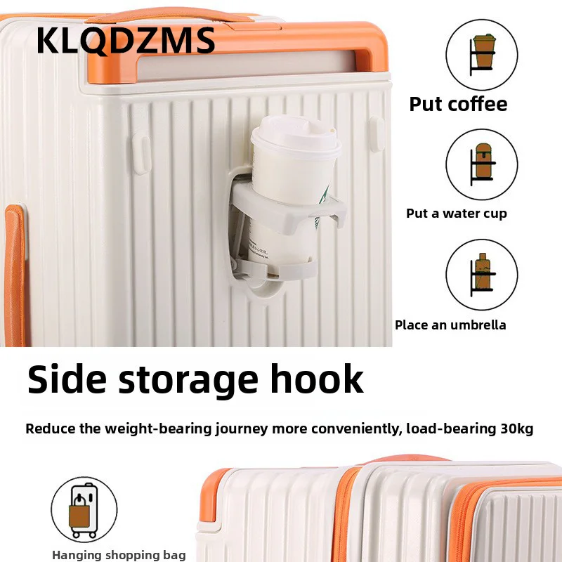 KLQDZMS Rolling Suitcase Side Opening Boarding Box Expandable Trolley Case 20
