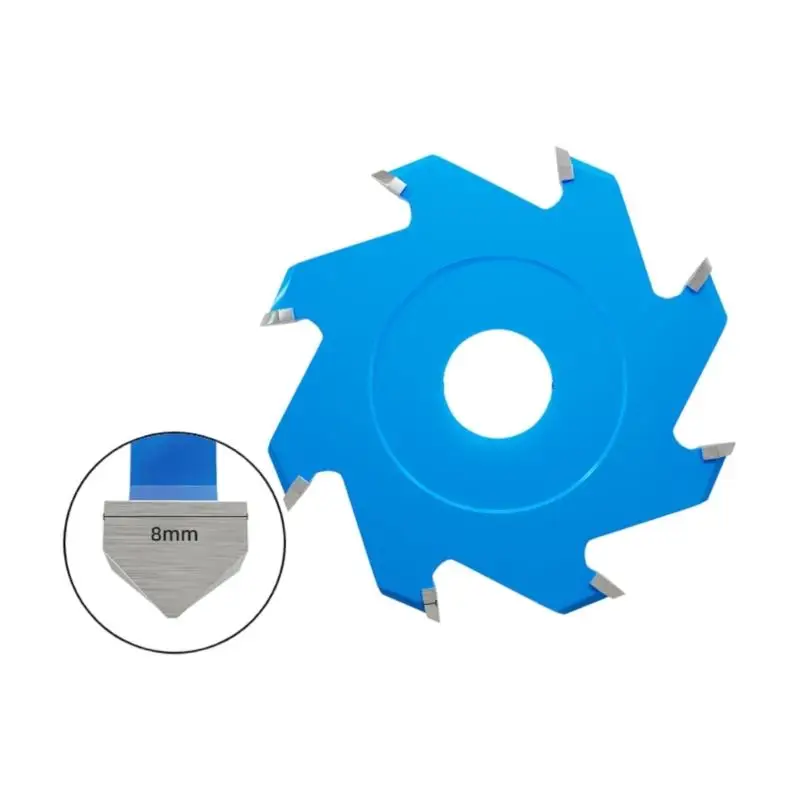 652F 6/8/12 Teeth Metal Circular U/V Aluminum Plastic Plate 90 Degree Slotting Sawing Blade Panel Cutting Disc