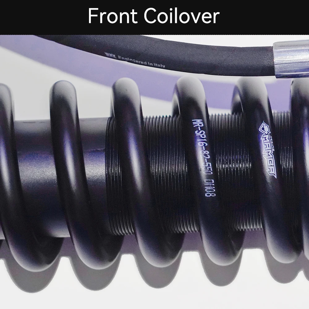 Kit Reservoir Mamba untuk Ford Bronco 4x4 Off Road, Shock Absorber Coilover Depan dengan Pengaturan Kompresi & Rebound