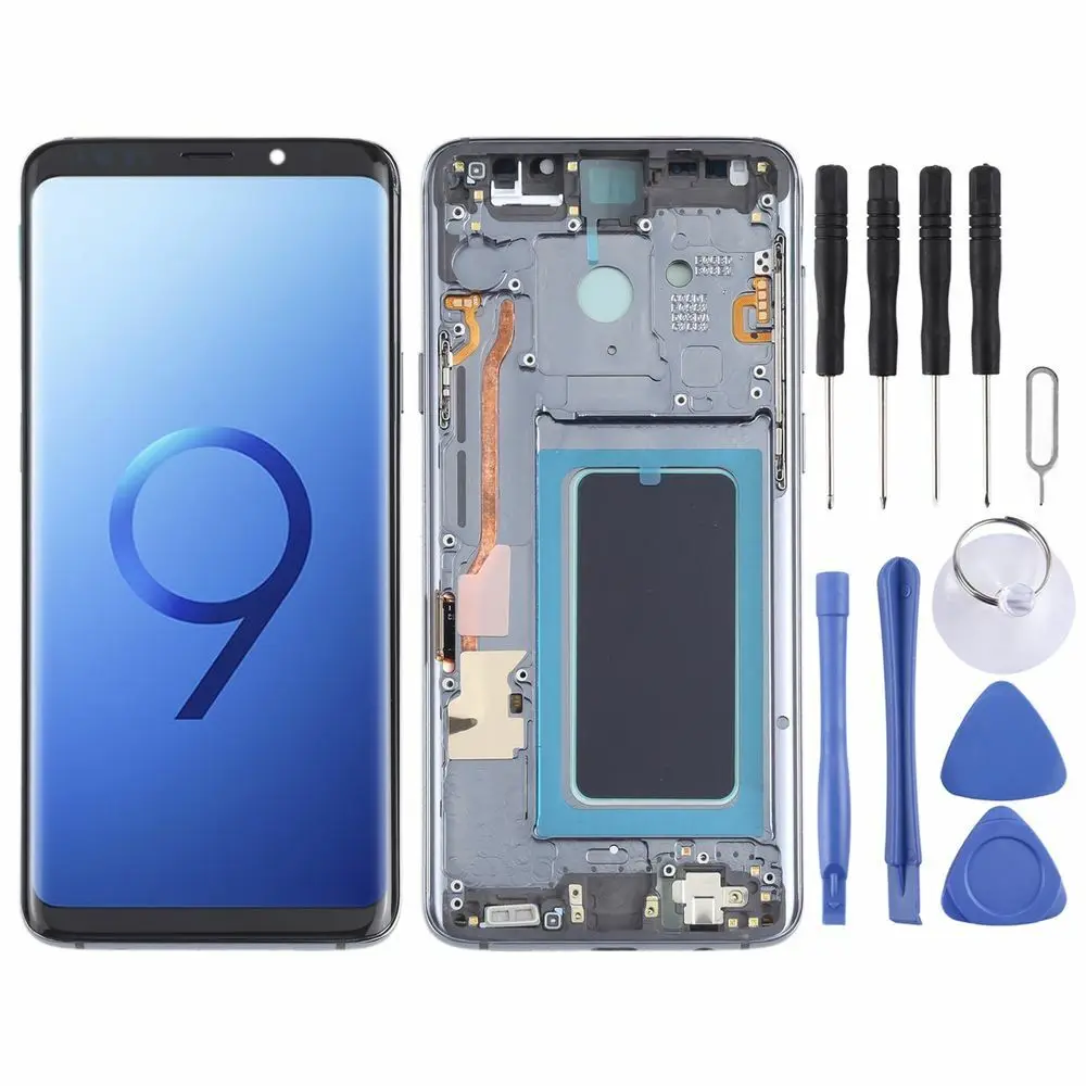 

Новый ЖК-экран для Samsung S9, ЖК-дисплей s9 plus, сенсорный экран, дигитайзер для Samsung GALAXY S9 G960f G9600 S9 Plus G965 g9650