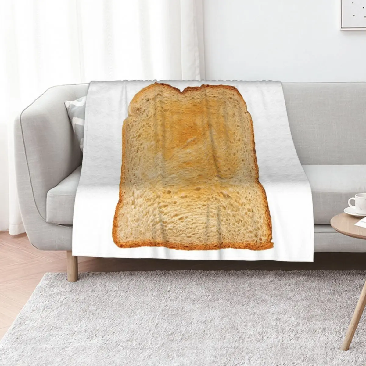 Toast Throw Blanket halloween Summer cosplay anime Picnic Fashion Sofas Heavy Blankets