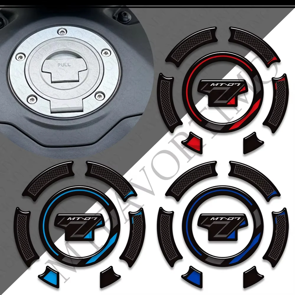 For MT-07 MT07 MT 07 Motorcycle Tank Pad Side Grips Gas Fuel Oil Knee Protection Stickers Decals 2025 2026 view 4