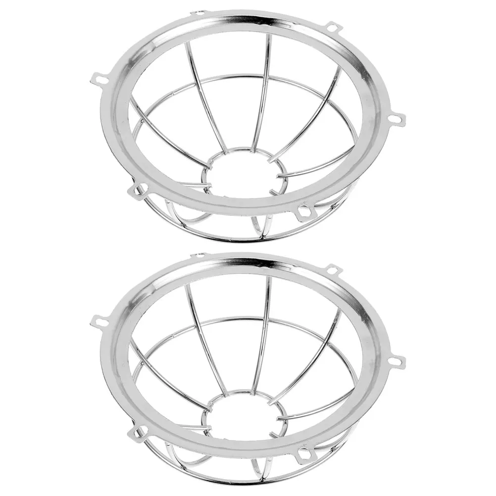 

2pcs Fire Sprinkler Head Protective Cover Iron Guard Smoke Cage Unobstructed Sensing Easy Installation