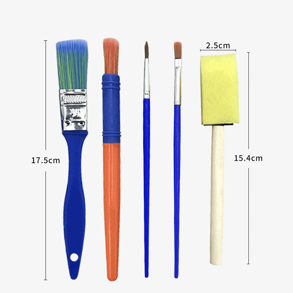 47Pcs Eva Sponge Brush Painting Set for Children Creative DIY Picture Supplies Stimulate Kids Imagination Graffiti Painting