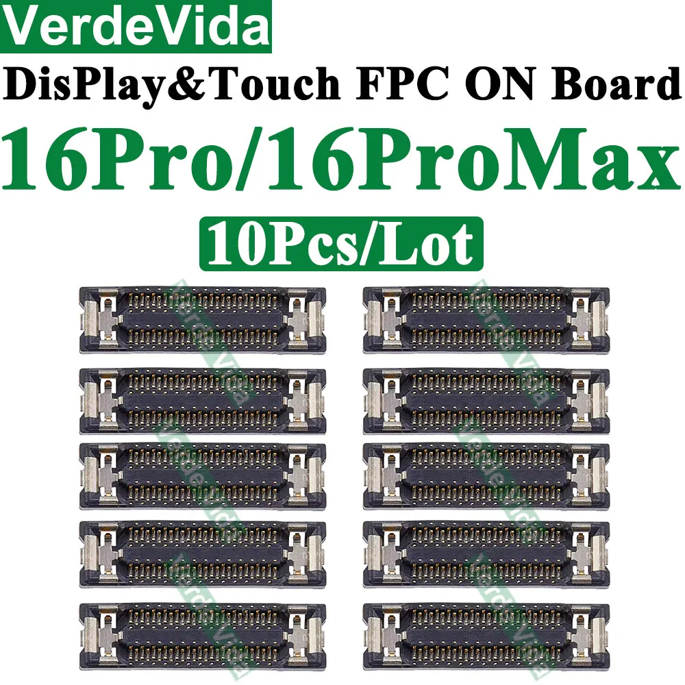 10Pcs LCD Display FPC Connector On Motherboard Touch Screen For iPhone 11 12 13 15 16 Pro Max 14 Plus XS XR X 16Pro 12Pro 13Pro image 2