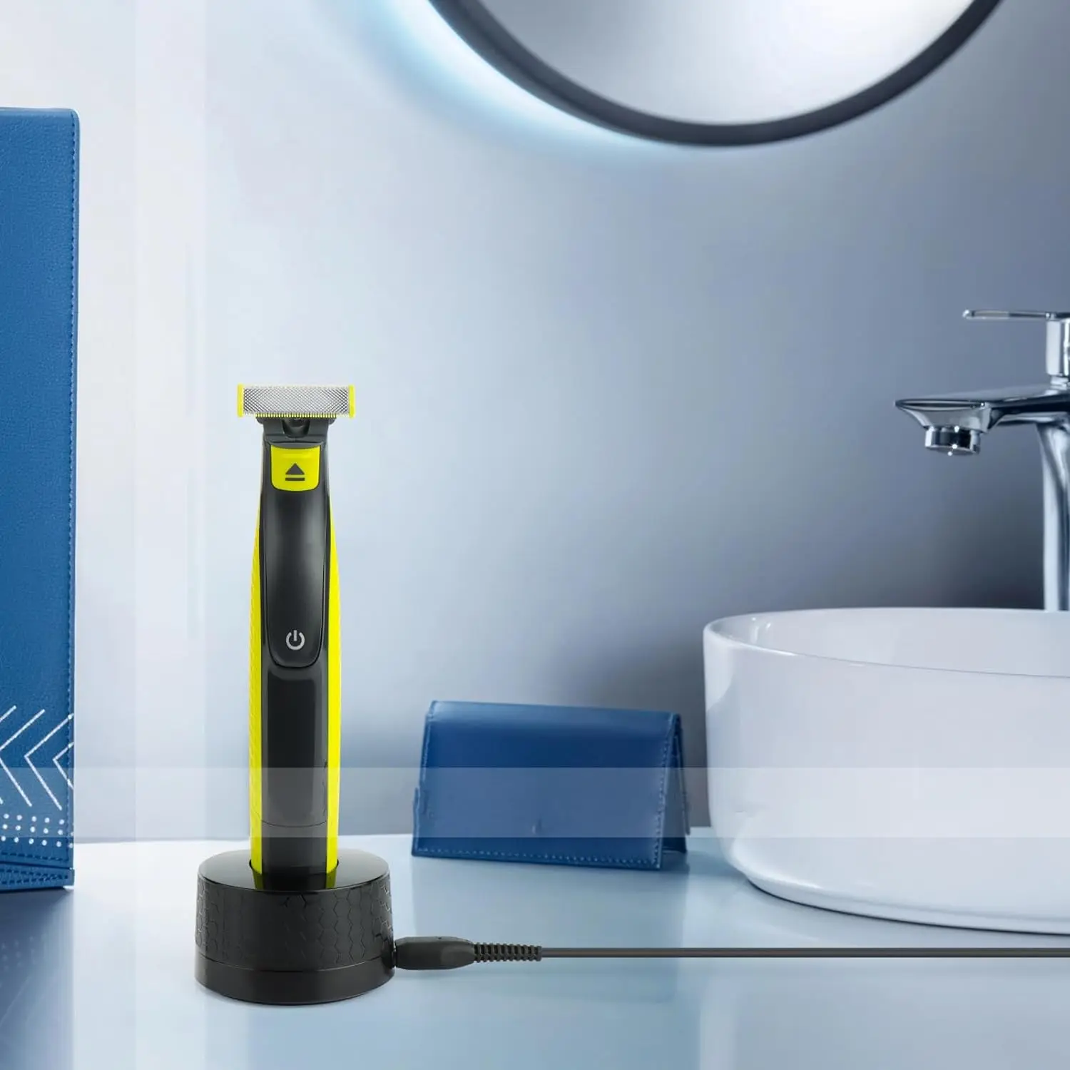 حامل شاحن قاعدة شحن مثبت على الحائط لماكينة الحلاقة الكهربائية الهجينة فيليبس One Blade QP2520 QP2530 QP2620 QP2630 #3