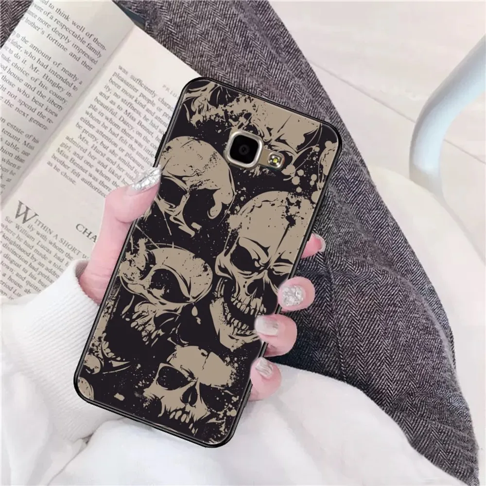 Gothic Fashion Skull Phone Case For Samsung A 10 11 12 13 20 21 22 30 31 32 40 51 52 53 70 71 72 73 91 13 shell