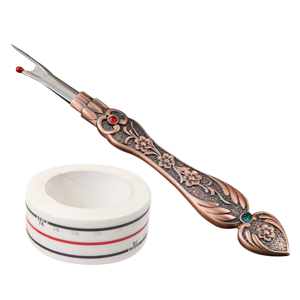 

1Set Durable Seam Ripper Thread Remover Embroidery Tool Sewing Crafting Portable Metal Stitch Cutter for Fabric Clothes